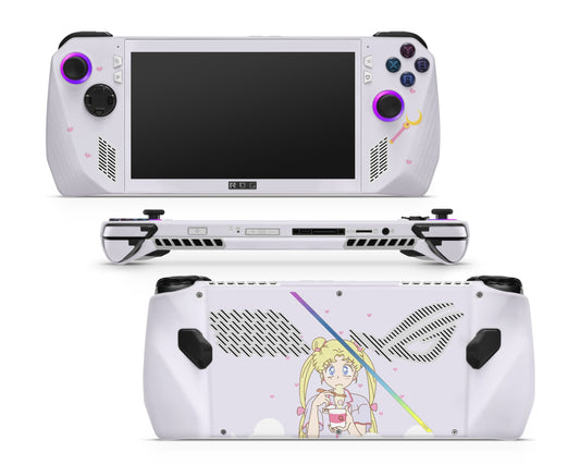 Lux Skins ROG Ally Sailor Moon Ramen Pastel Purple ASUS ROG Ally Skins - Pop culture Sailor Moon Skin