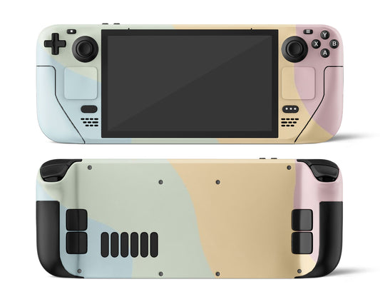 Lux Skins Steam Deck Retro Waves Steam Deck Skins - Solid Colours Colour Blocking Skin