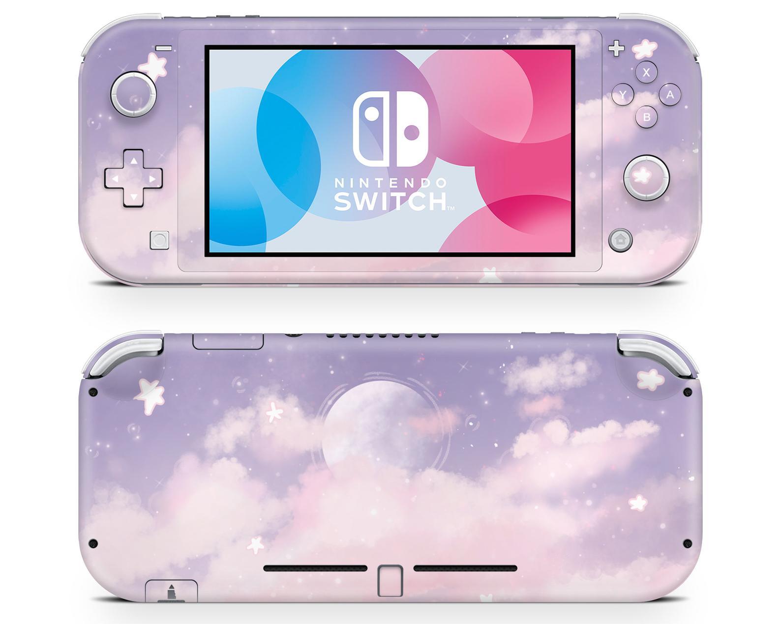 Purple Clouds Nintendo Switch Lite Skin – Lux Skins Official