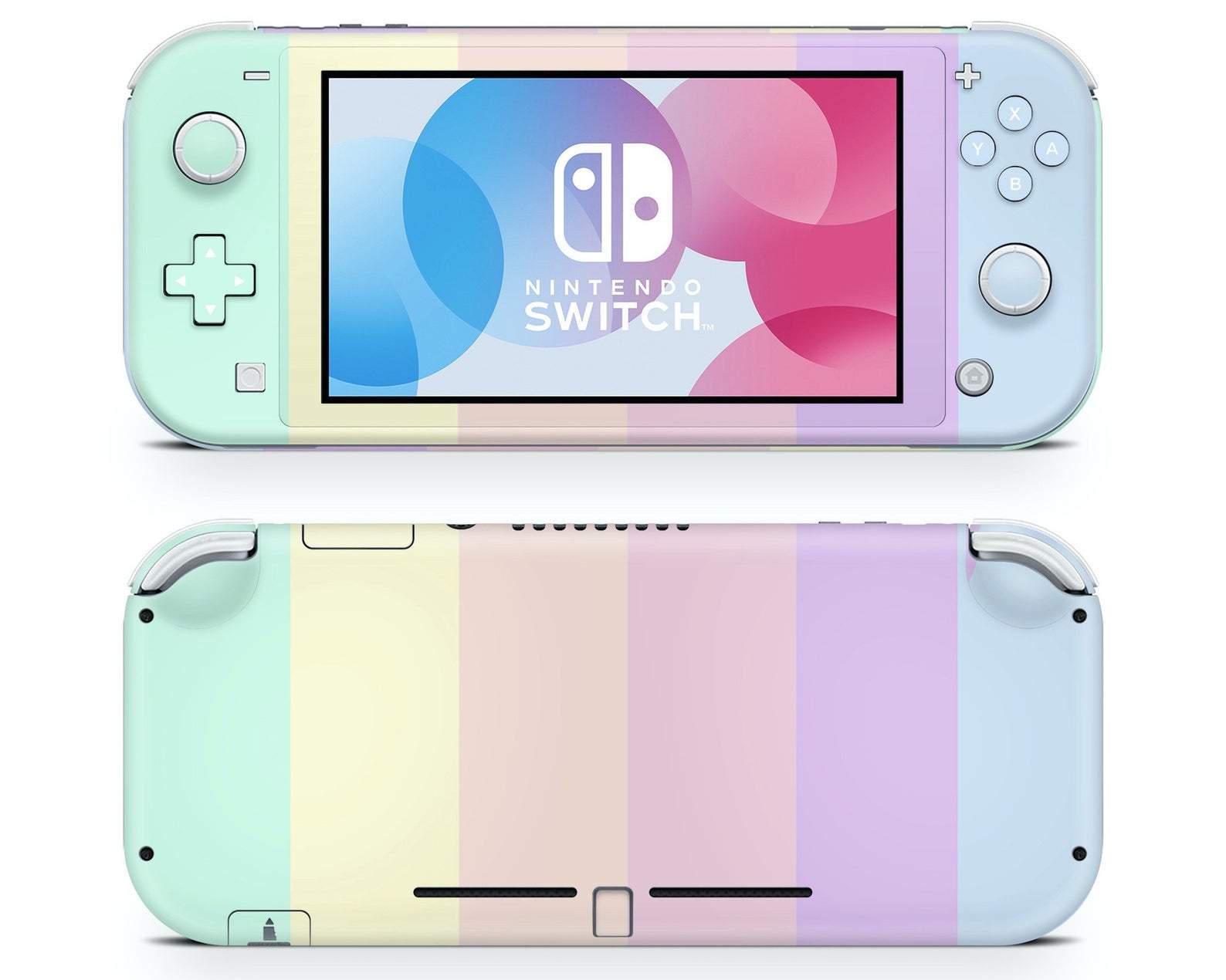Rainbow Stripes Nintendo Switch Lite Skin – Lux Skins Official