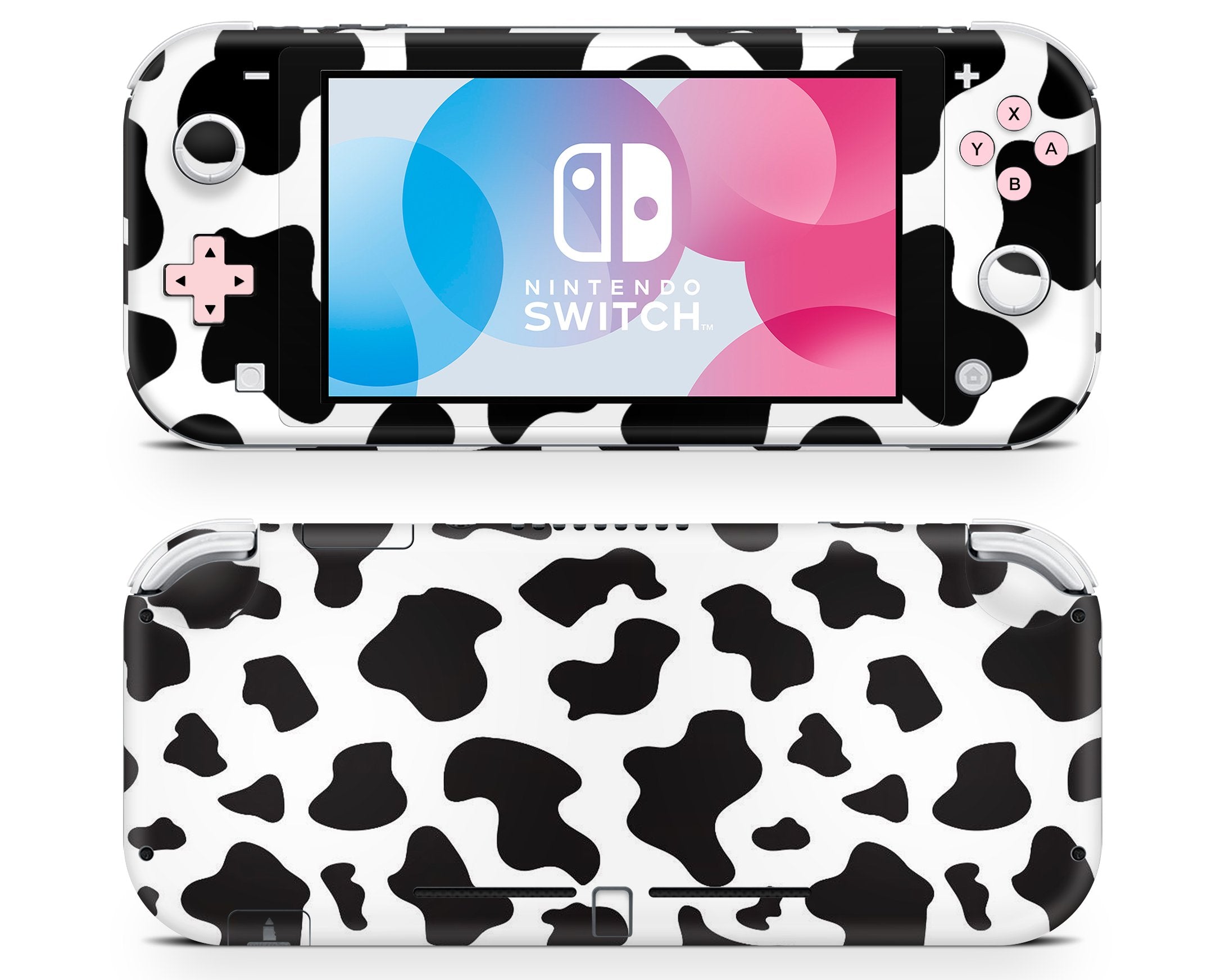 Switch Cow Background Cow Print Nintendo Switch Lite Skin – Lux Skins Official