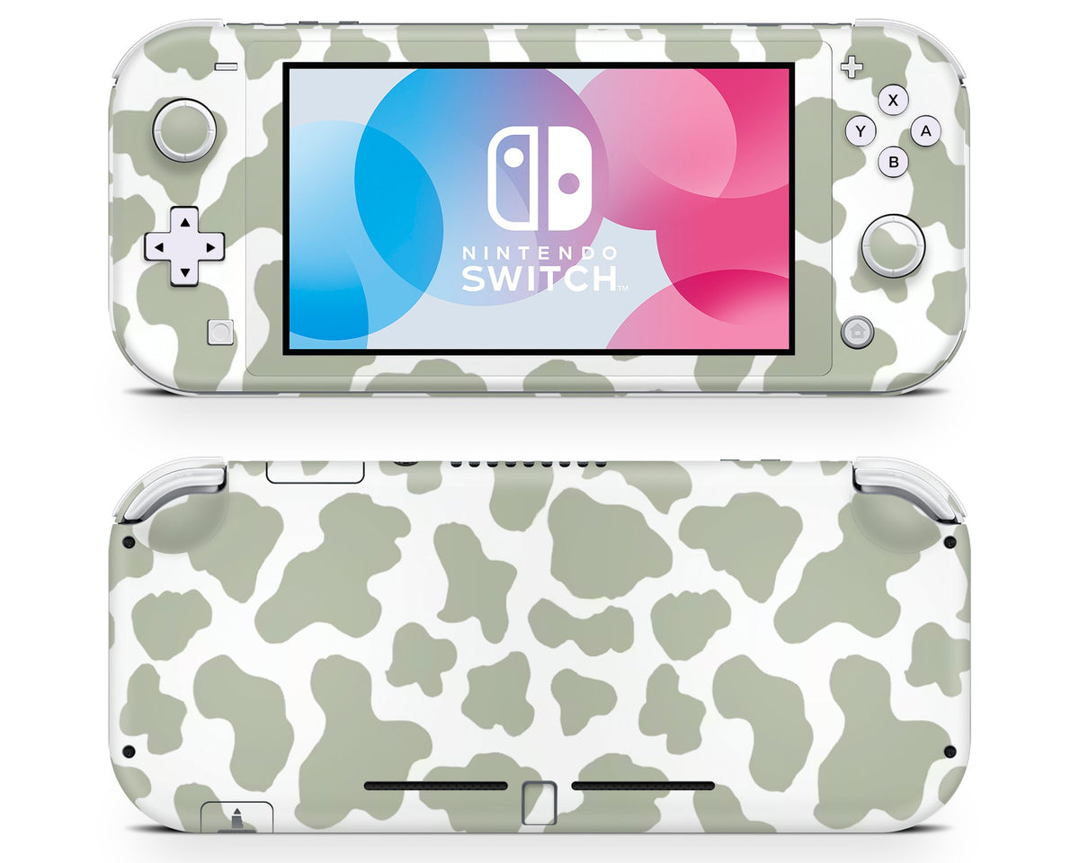 Switch Cow Background Matcha Cow Print Nintendo Switch Lite Skin – Lux Skins Official
