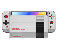 Retro NES Nintendo Switch OLED Skin
