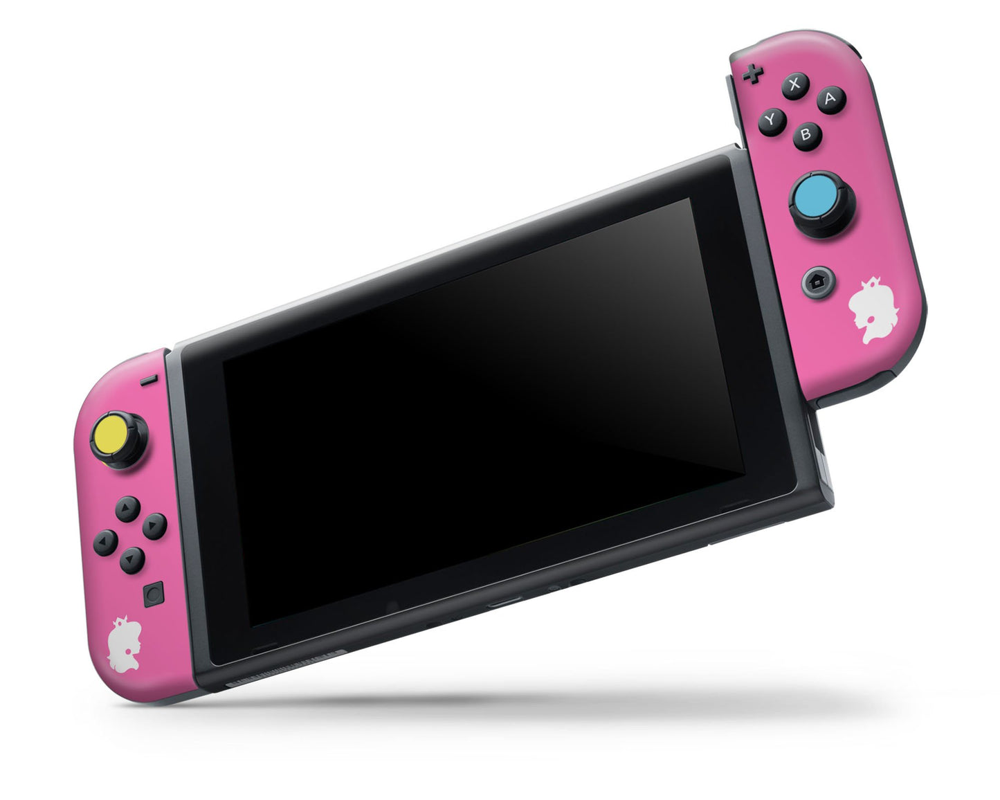 Lux Skins Nintendo Switch OLED Princess Peach Minimalist Full Set Skins - Pop Culture Mario Skin