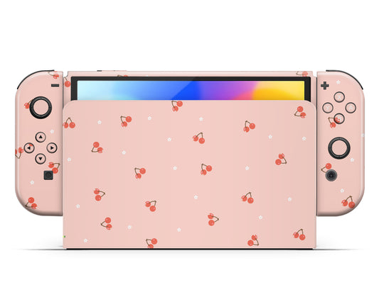 Animal Crossing Cherry Nintendo Switch Skin