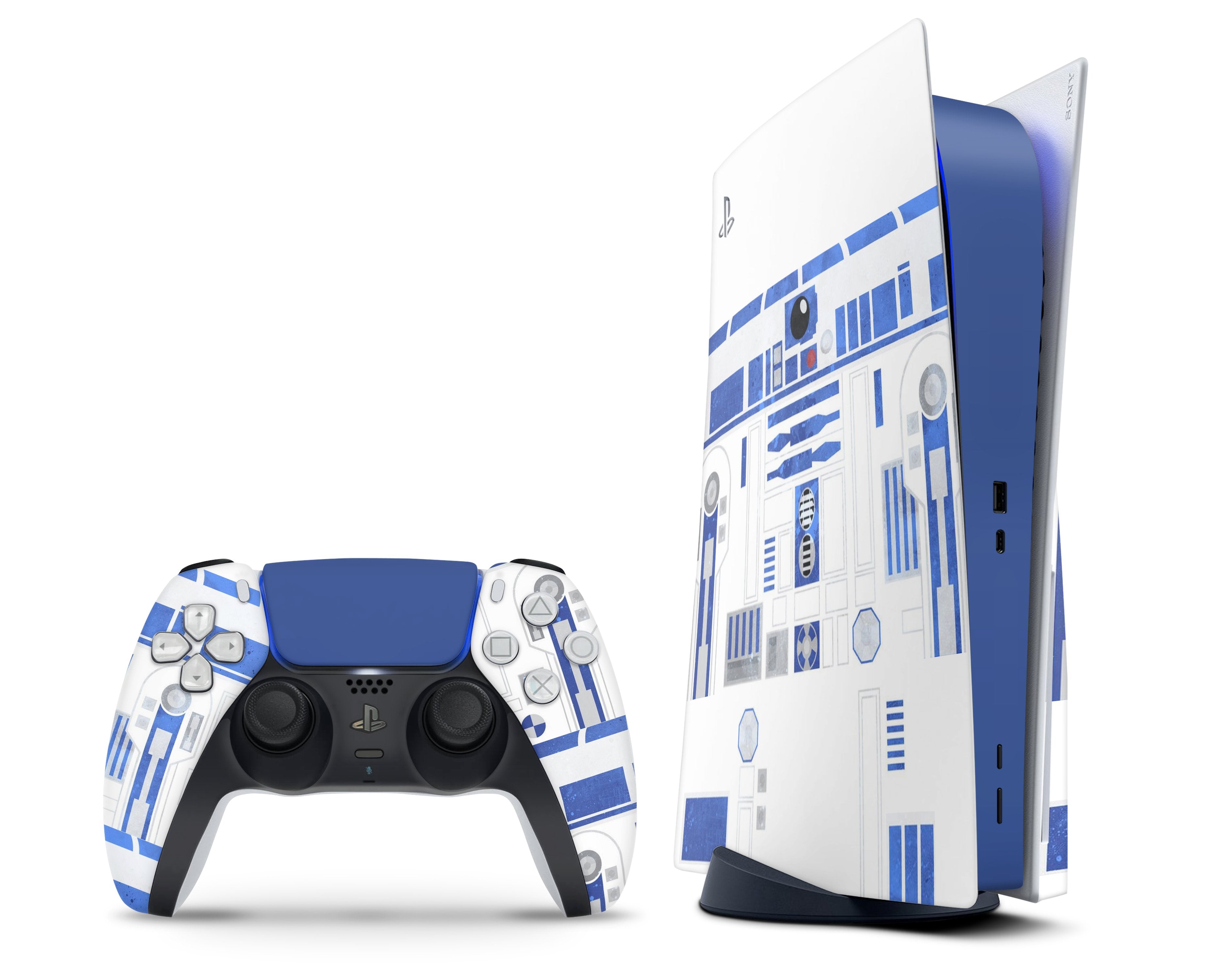 Sp5 Remote Skin Rdr 2 Star Wars R2D2 PS5 Skin – Lux Skins Official