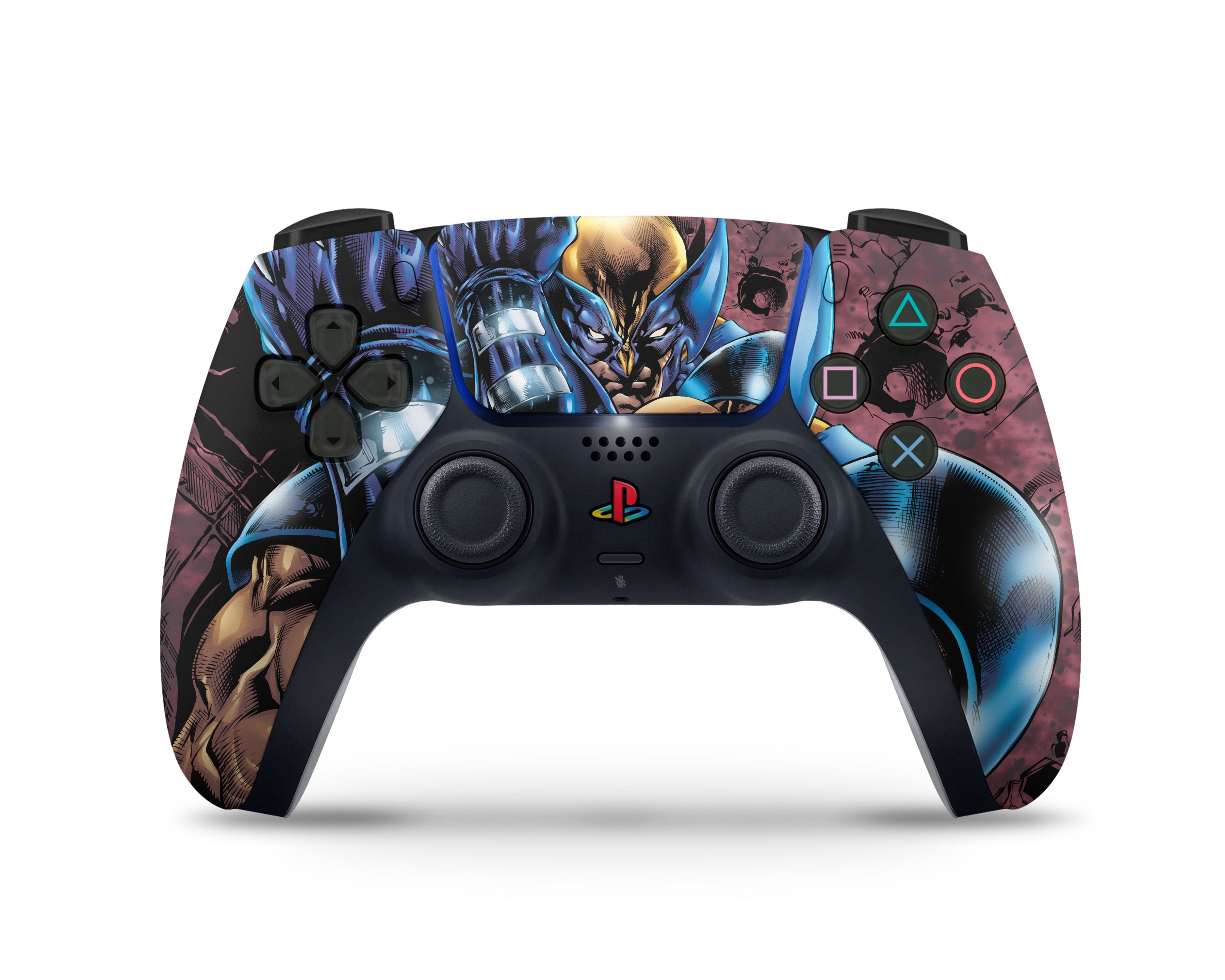 Yellow Wolverine Controller Wolverine Cartoon PS5 Controller Skin – Lux Skins Official